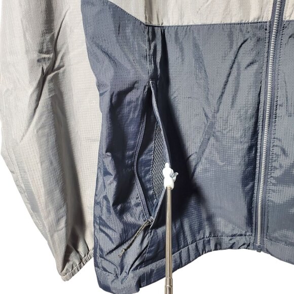 Columbia Spire Heights Rain Jacket Men's M Colorblock Ripstop Nylon Hiking Wind - Picture 4 of 8